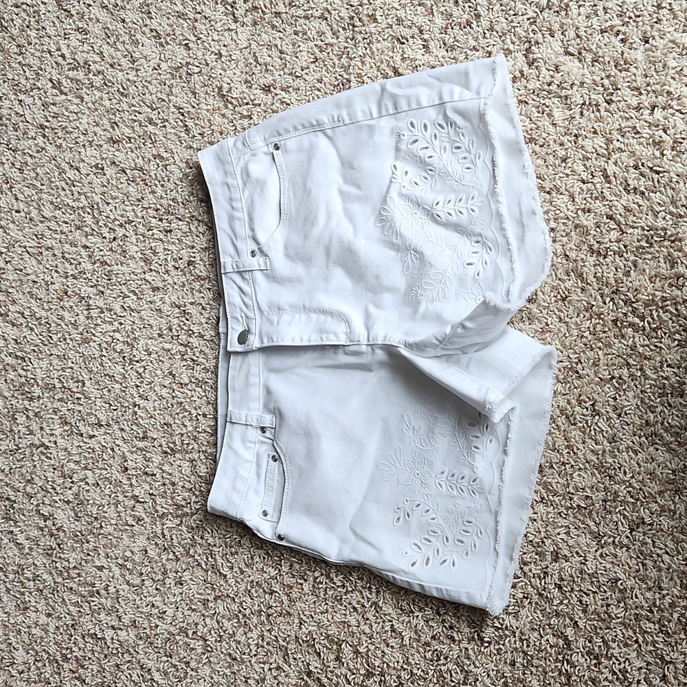 Verona Jean Shorts - white